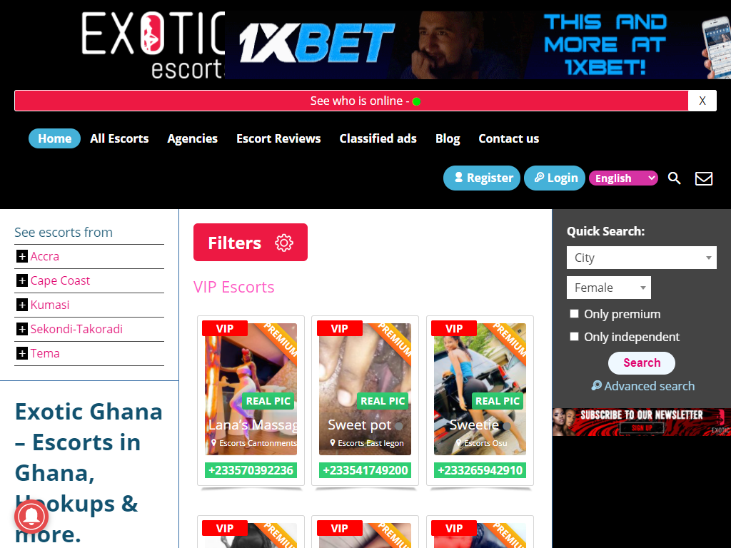 Ghana Escorts